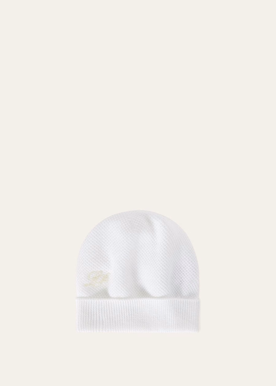 Sunrise Beanie Katoen Optisch Wit