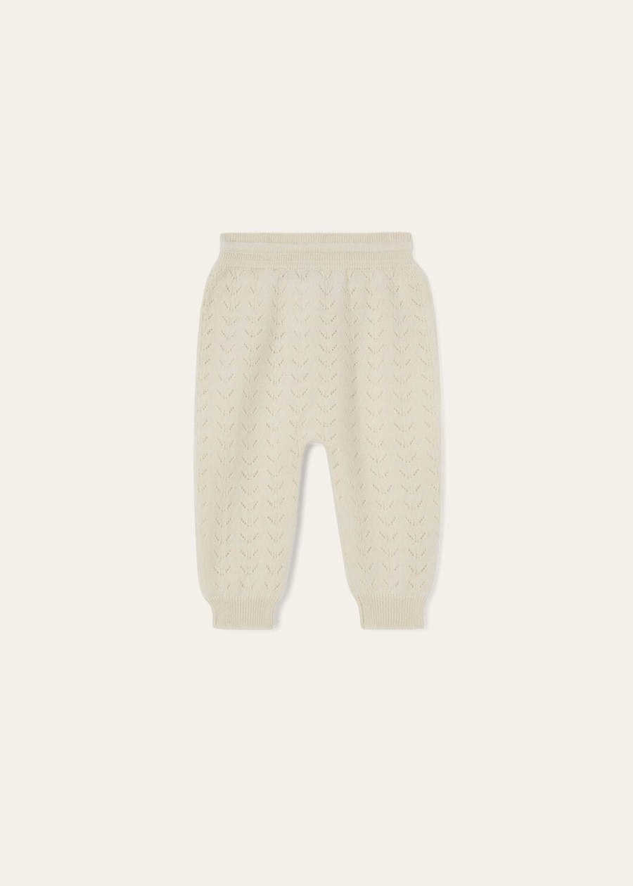 Baby Blossom Cashmere Natural White Cash Pants