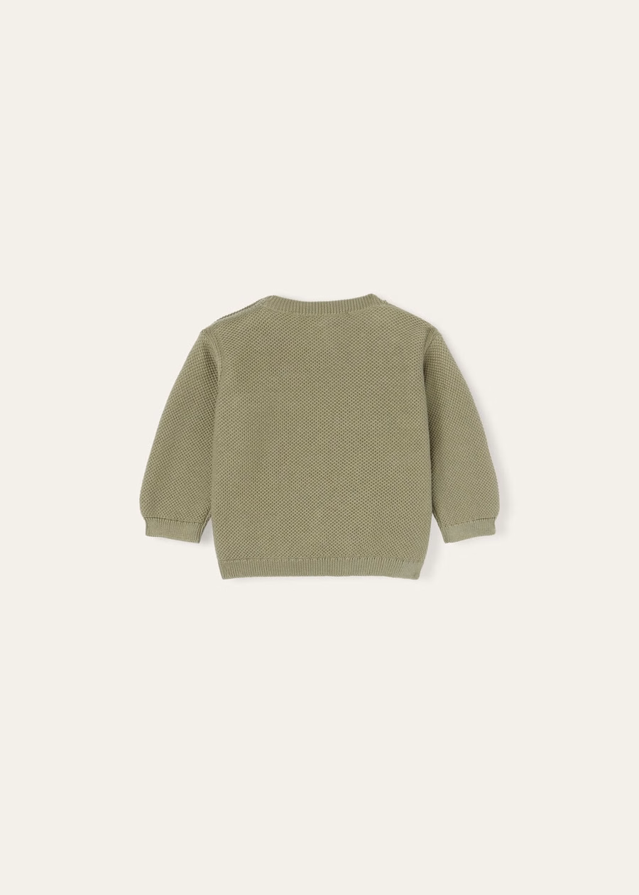 Baby Sunrise Crewneck Katoen Midnight Moss