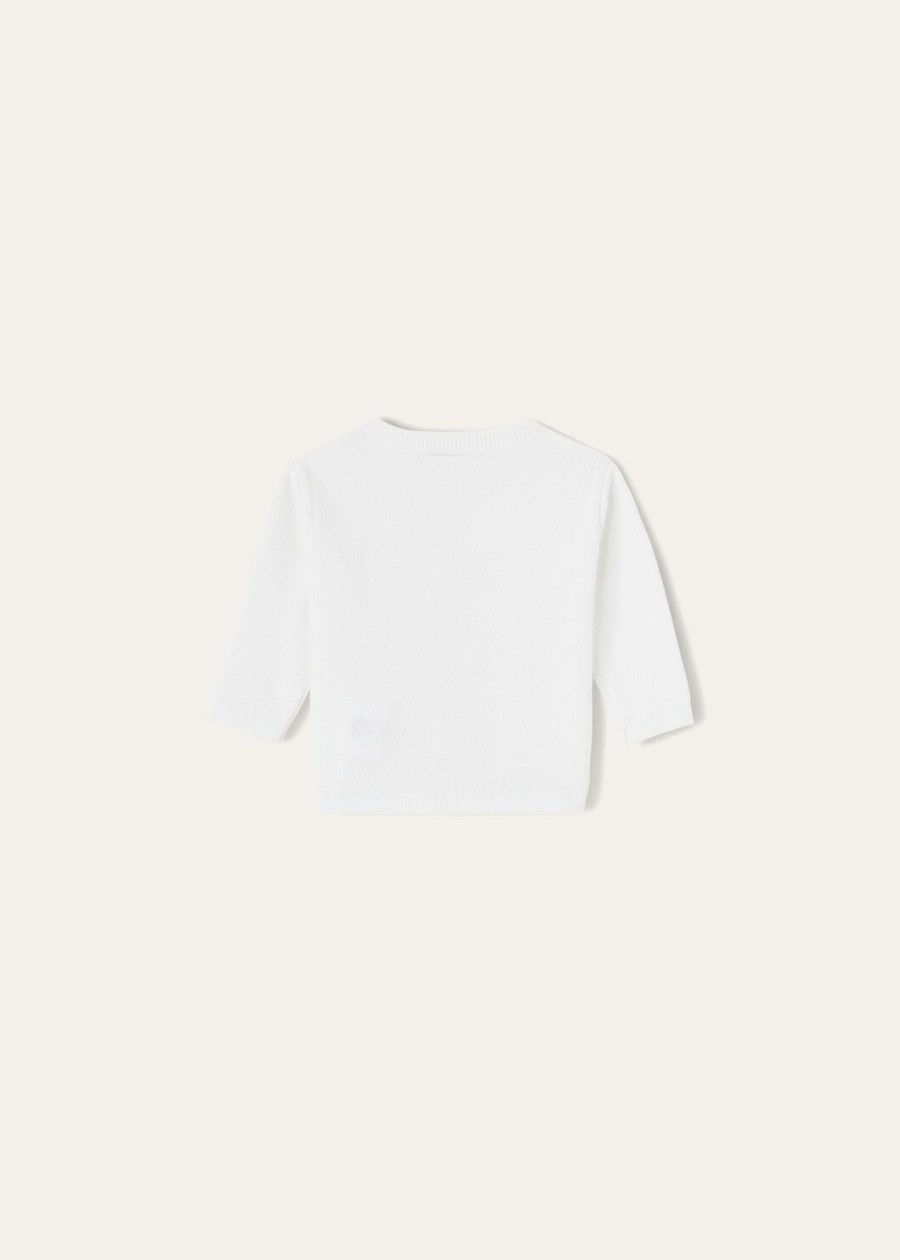 cardigan sunrise katoen optisch wit
