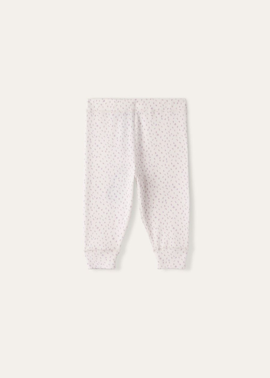 little numbers fancy katoenen broek witlichtblauw