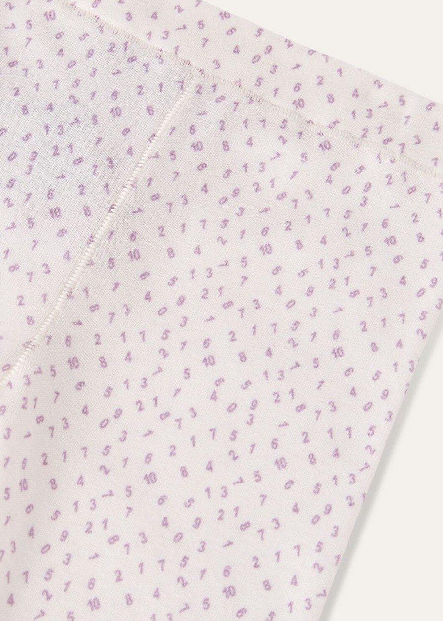 little numbers fancy katoenen broek witlichtblauw