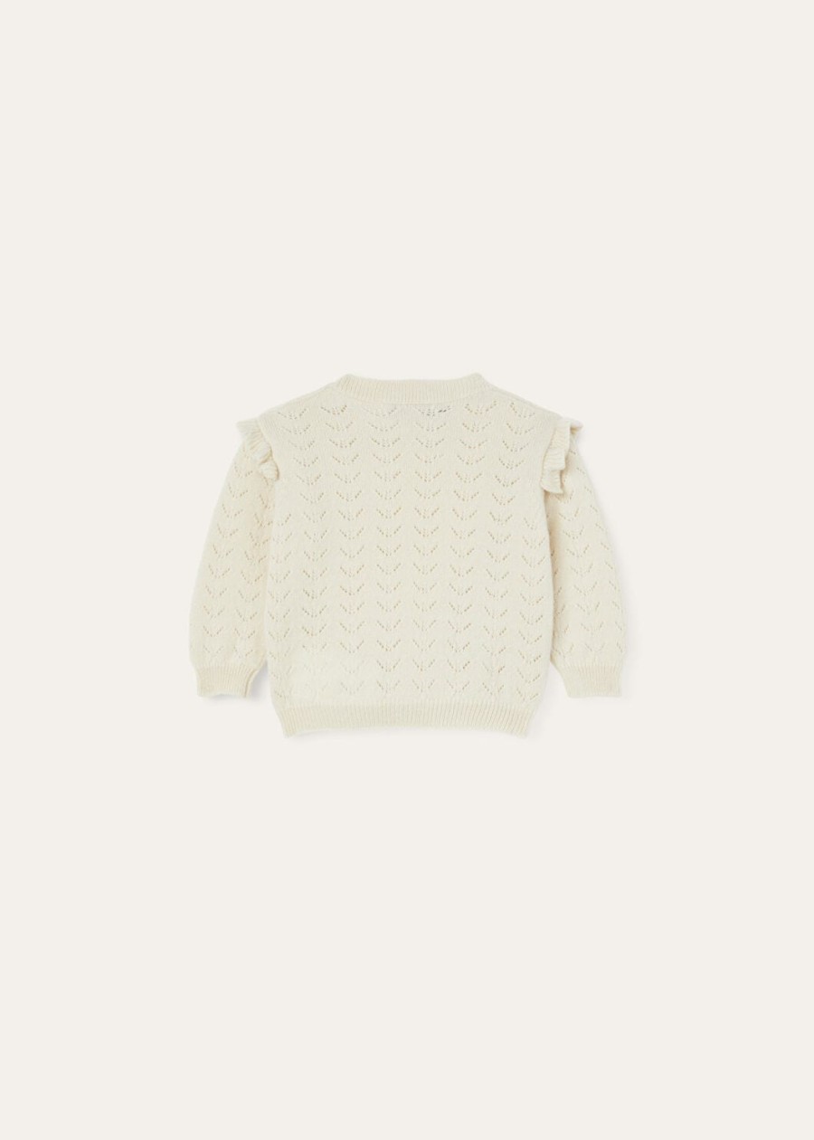 baby blossom crewneck cashmere natural white cash
