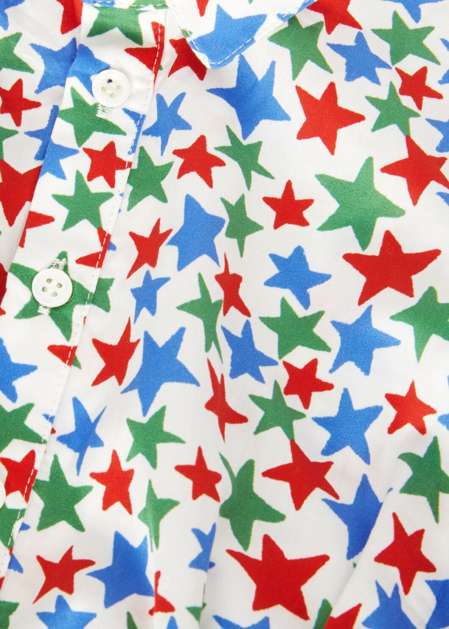 baby todd katoenen jumpsuit roodblauwgroen