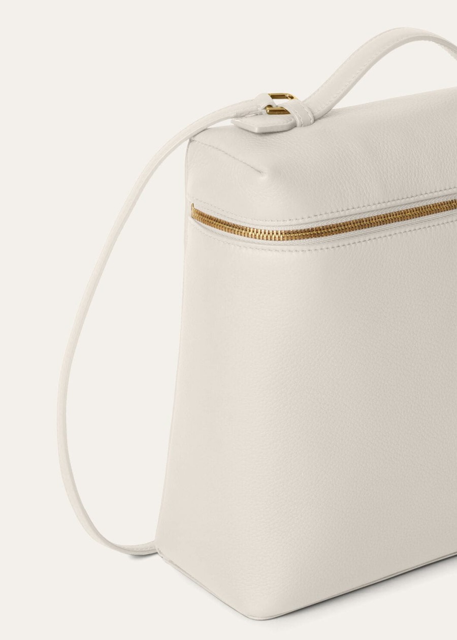 extra pocket rugzak l23.5 generfd kalfsleer licht travertijnzon goud