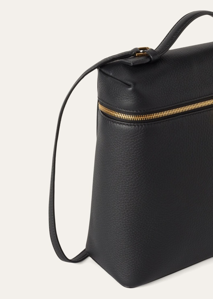 extra pocket rugzak l23.5 generfd kalfsleer zwartzon goud