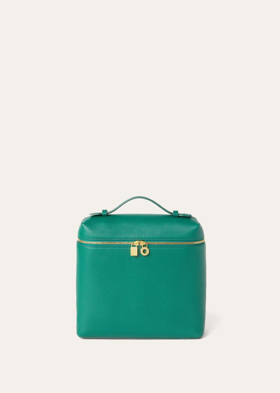 extra pocket backpack l23.5 forest leaves in generfd kalfsleer