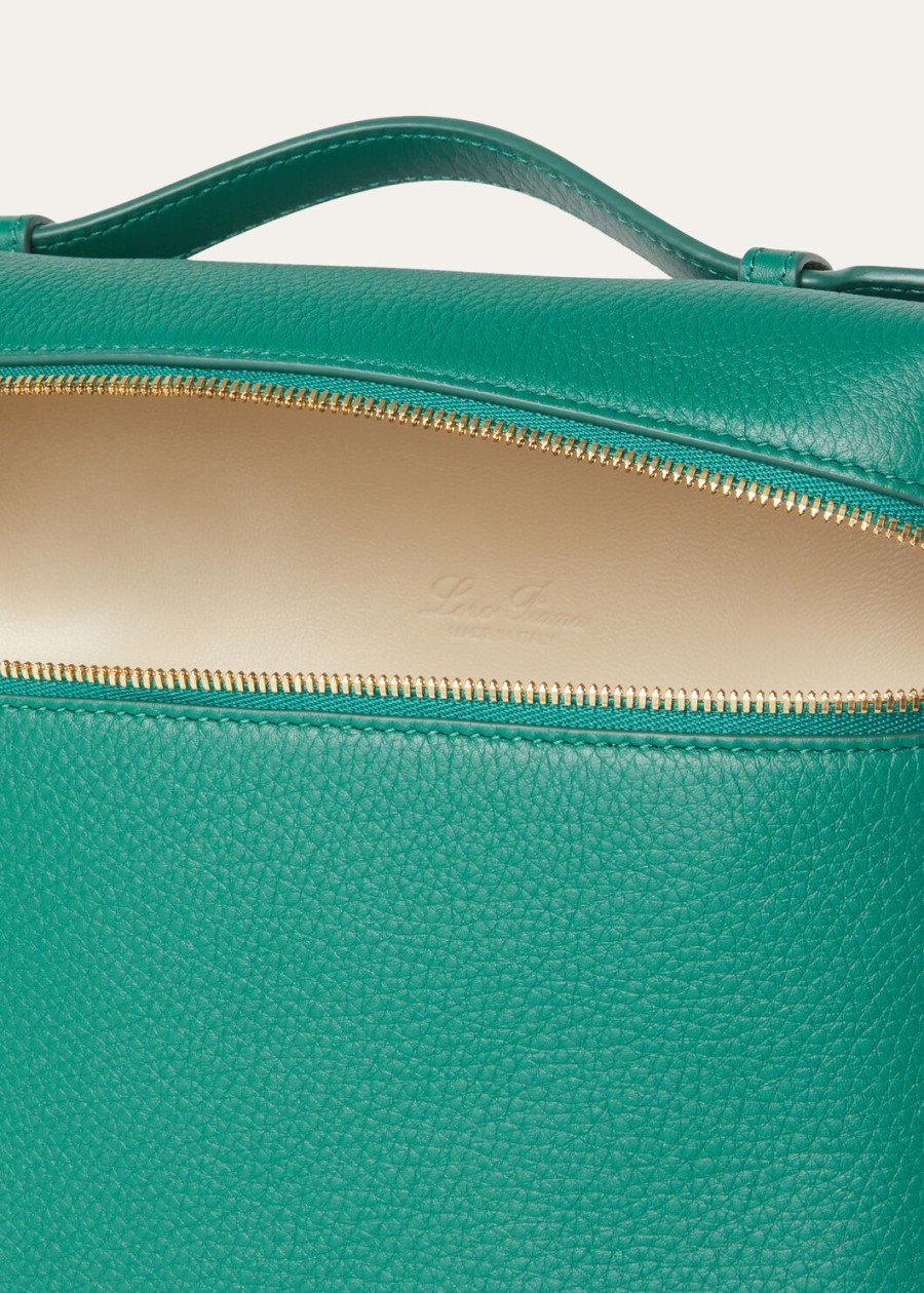 extra pocket backpack l23.5 forest leaves in generfd kalfsleer