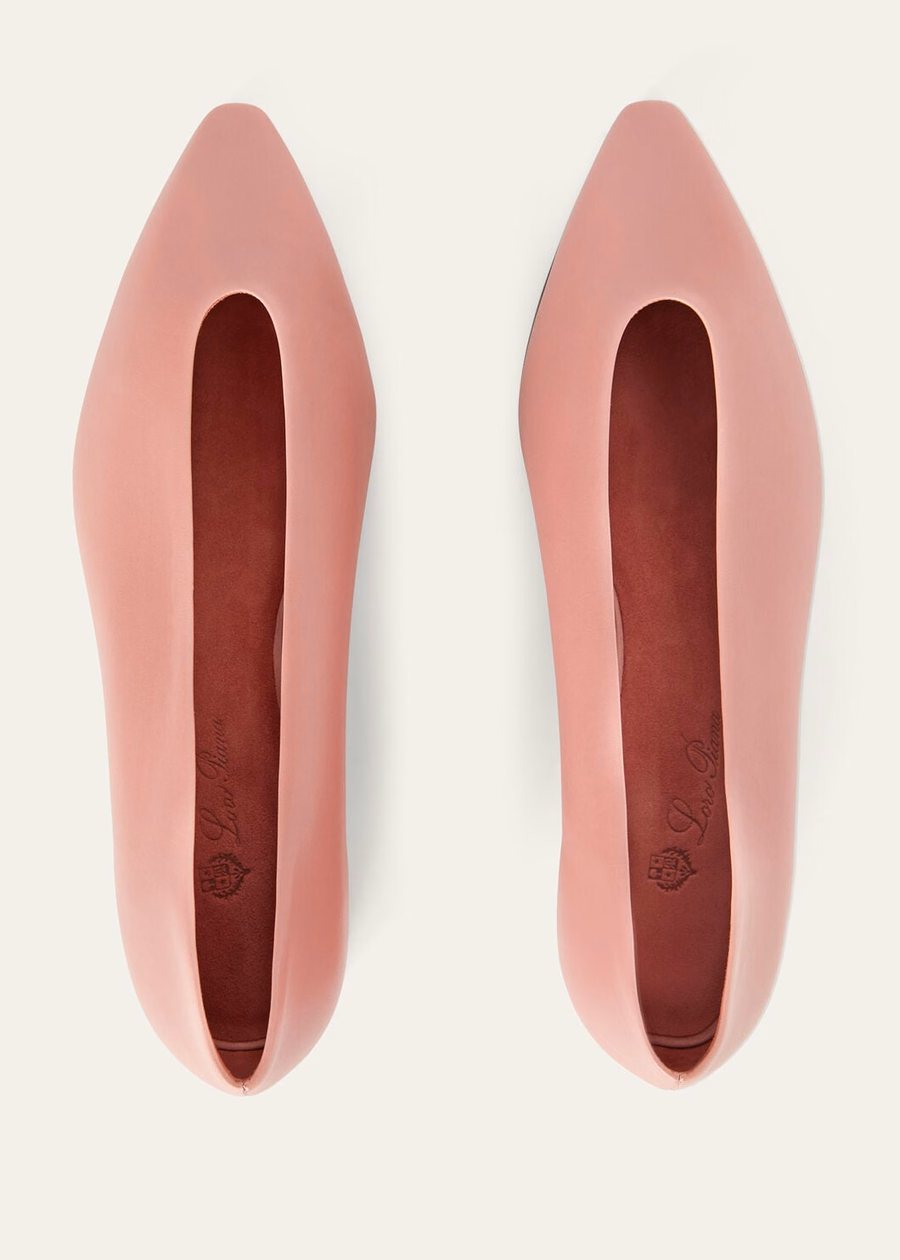 Rebecca Ballet antiek kalfsleer blush