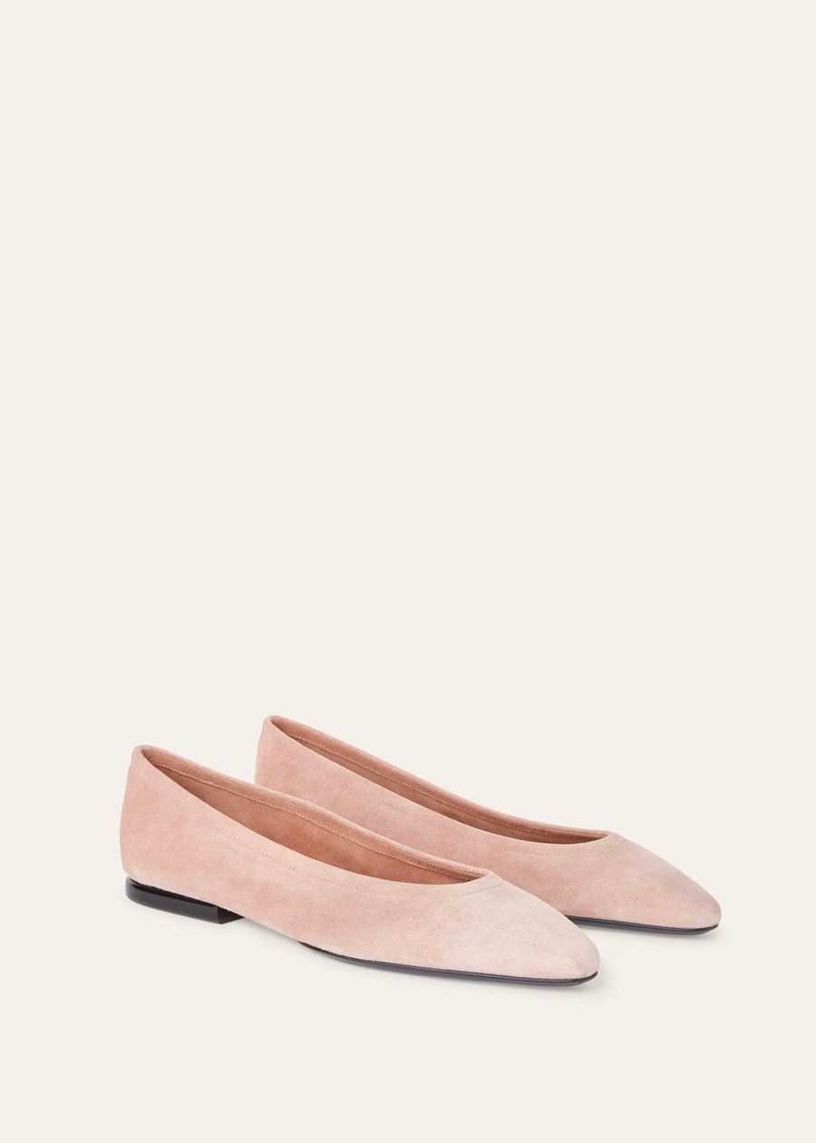 Primula Ballet Flat Suede Rose Canyon