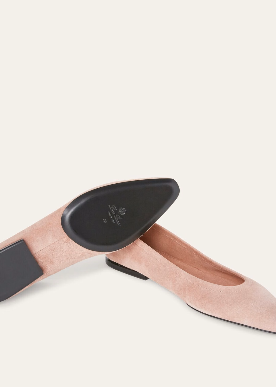 Primula Ballet Flat Suede Rose Canyon
