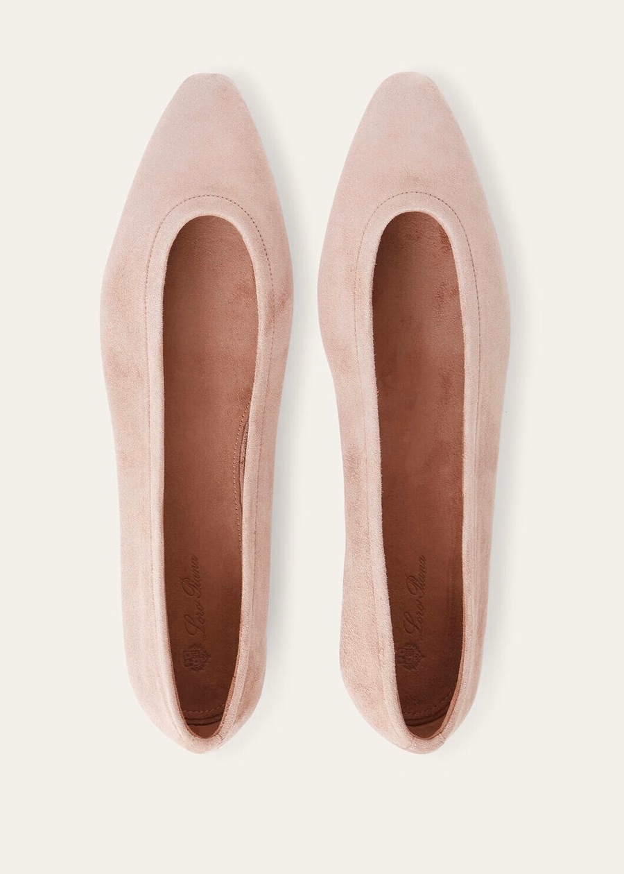 Primula Ballet Flat Suede Rose Canyon