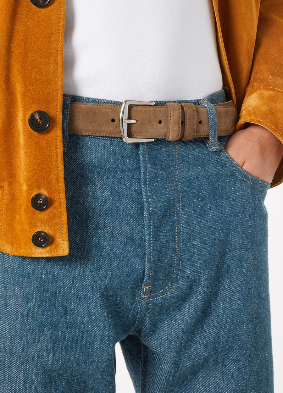 Alsavel Suede Calf Split Dusk Belt