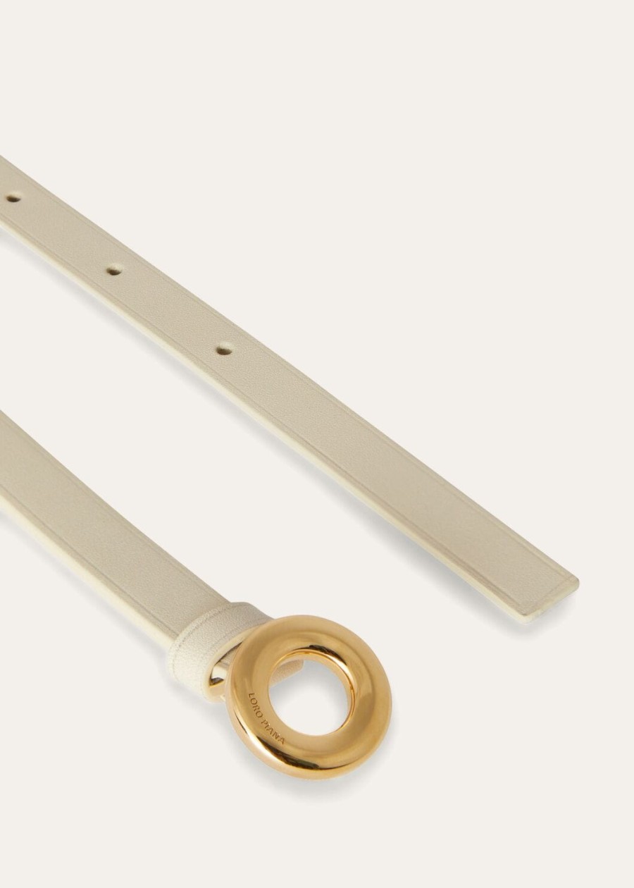 zondagochtend kalfslederen riem met ferrule