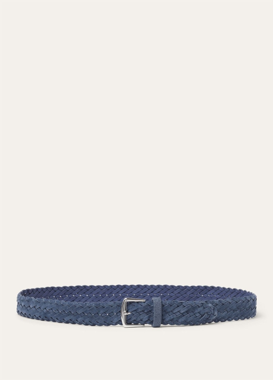 alsavel zwarte suède riem vijgen