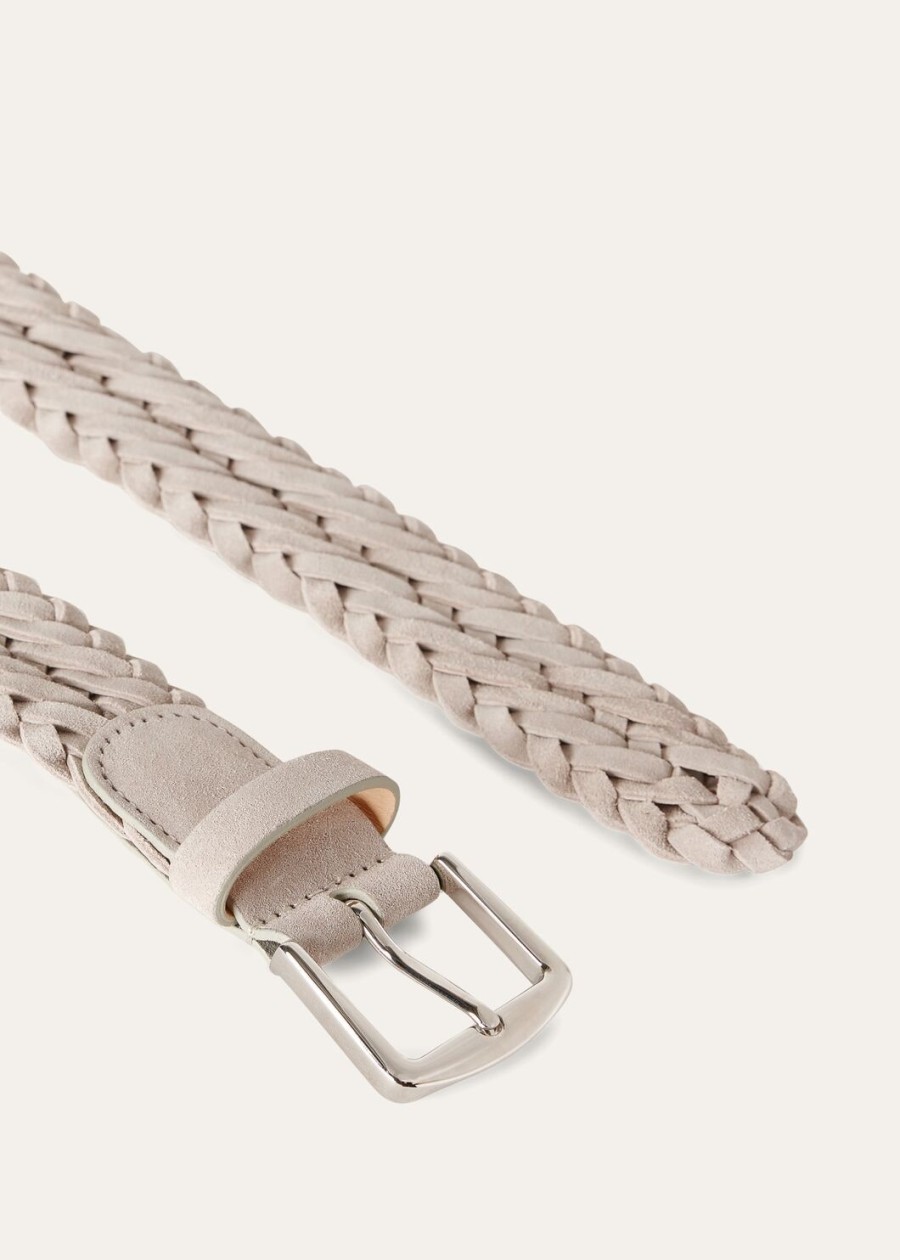 alsavel classic suede riem beige