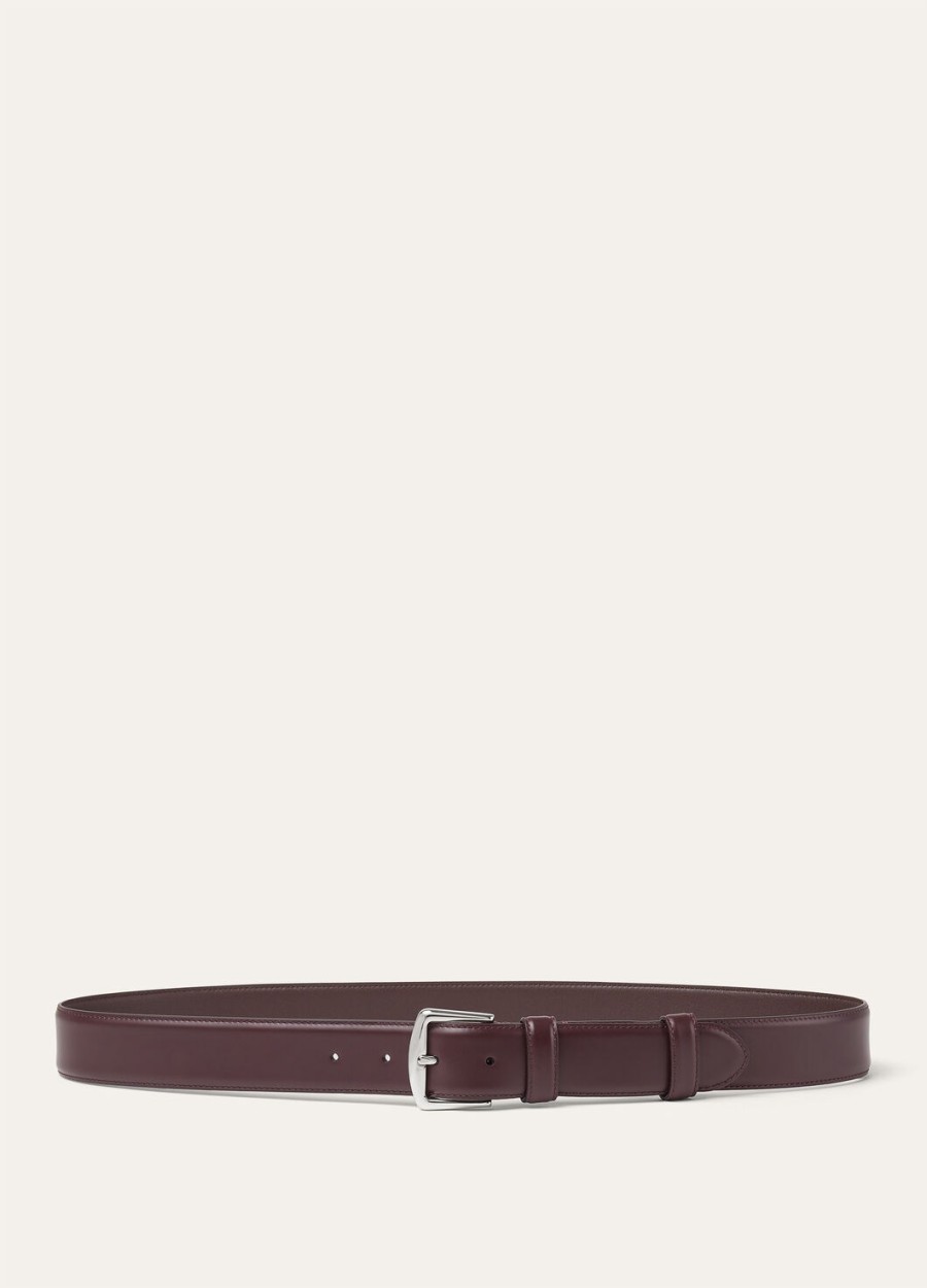 alsavel bordeaux night kalfslederen riem