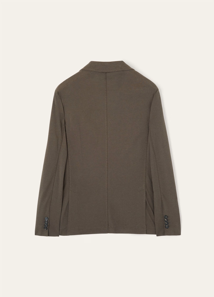 Zwarte katoenen zijden sweaterjas
