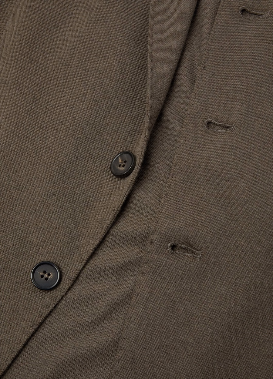 Zwarte katoenen zijden sweaterjas