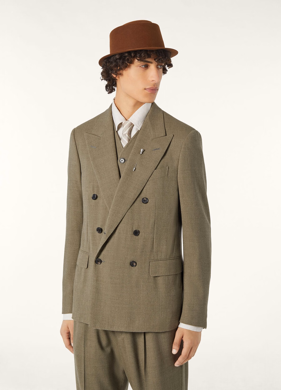 Milano Blazer van scheerwol, thermisch, modderbestendig