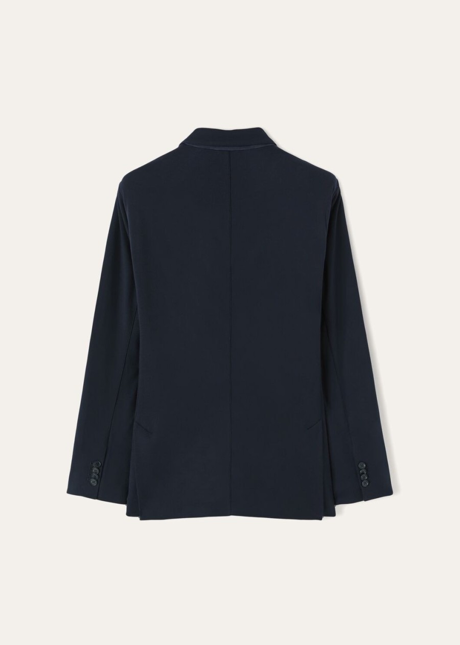 de gift of kings sweaterjas in marineblauw
