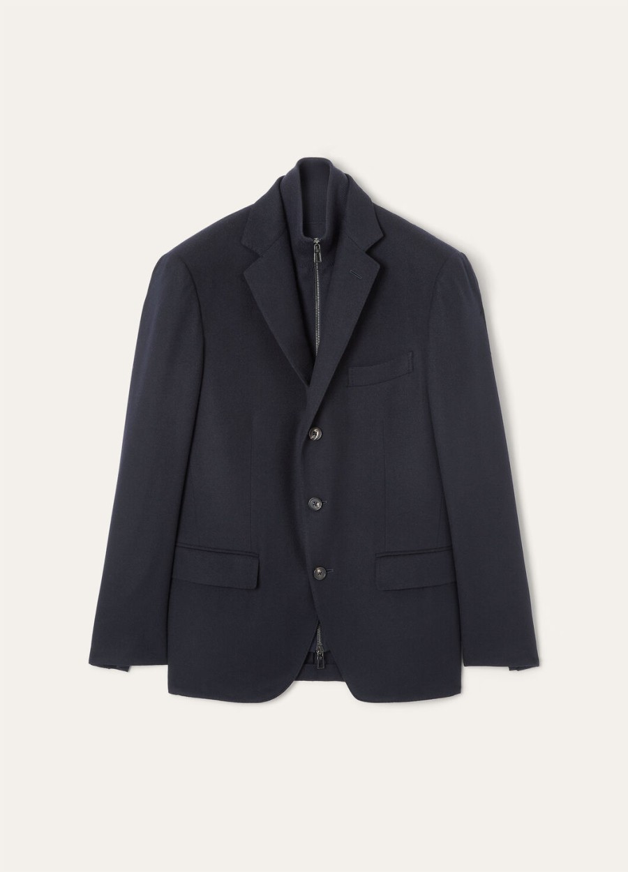 new order kasjmierjas - rain system marineblauw