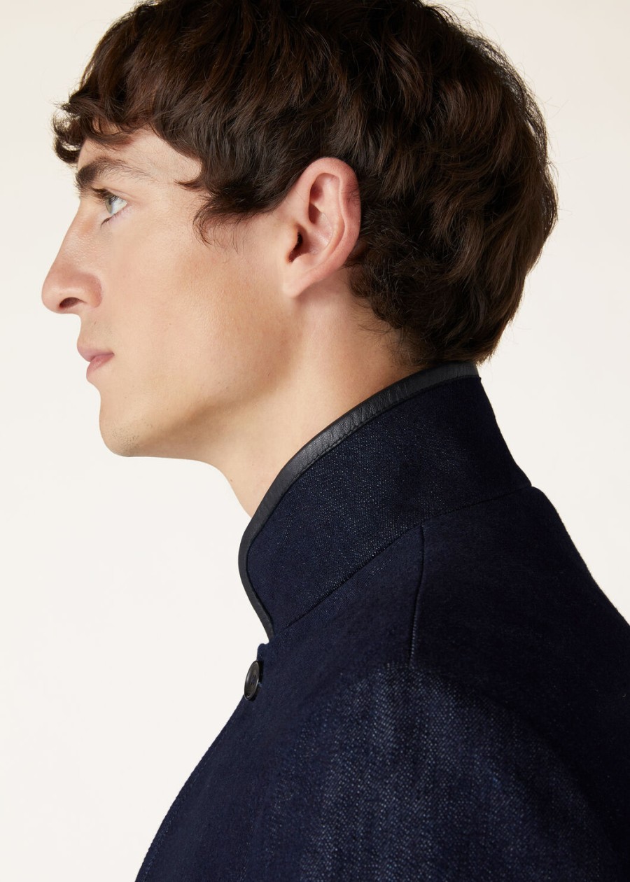 spagna cashdenim shadow blue jacket