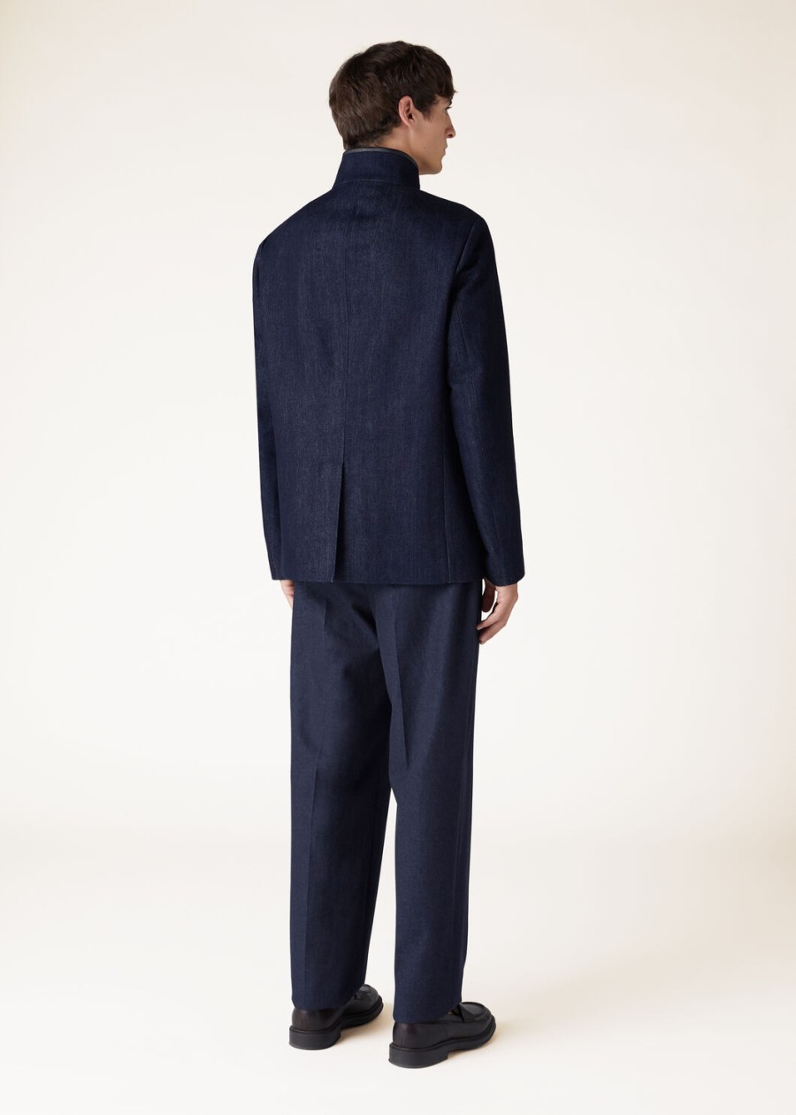 spagna cashdenim shadow blue jacket