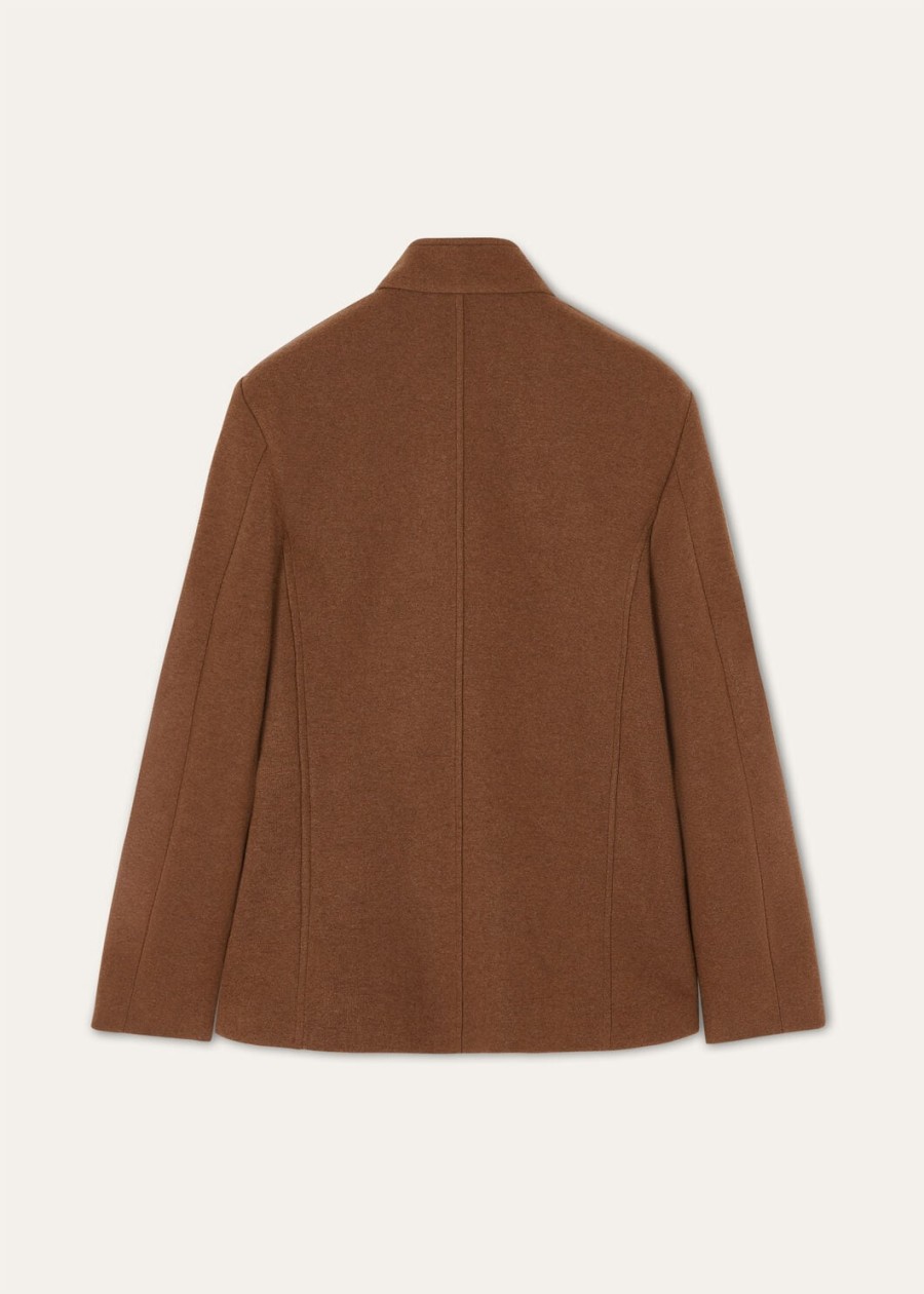 novalis spagna jersey jacket antilope brownpear melange