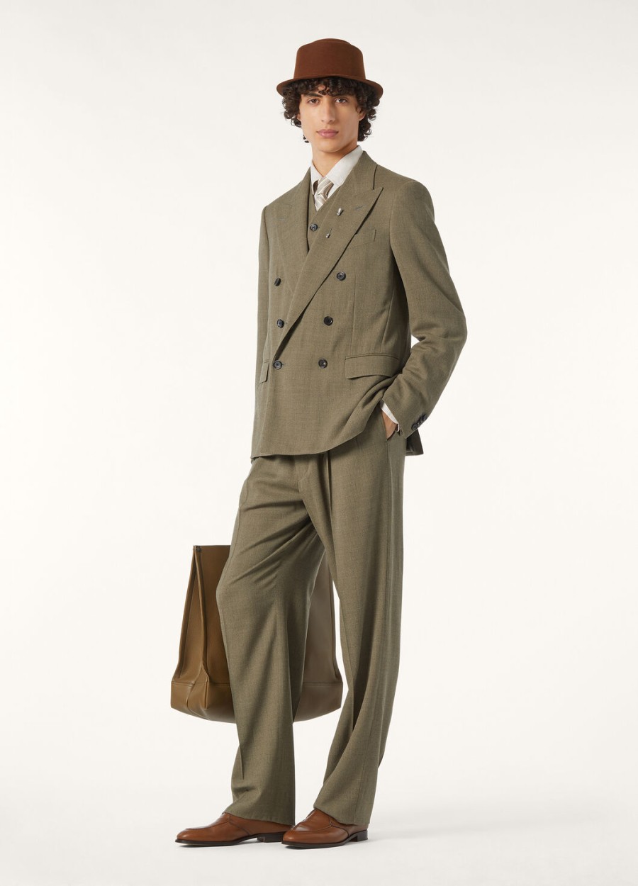 milano blazer van scheerwol thermisch modderbestendig