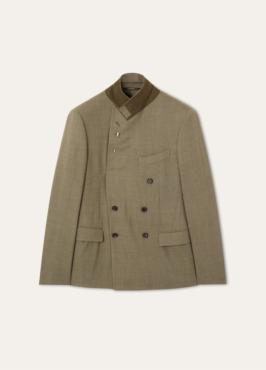milano blazer van scheerwol thermisch modderbestendig