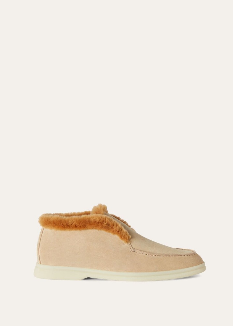 windy dunes suede walk enkellaarsjes met open neus
