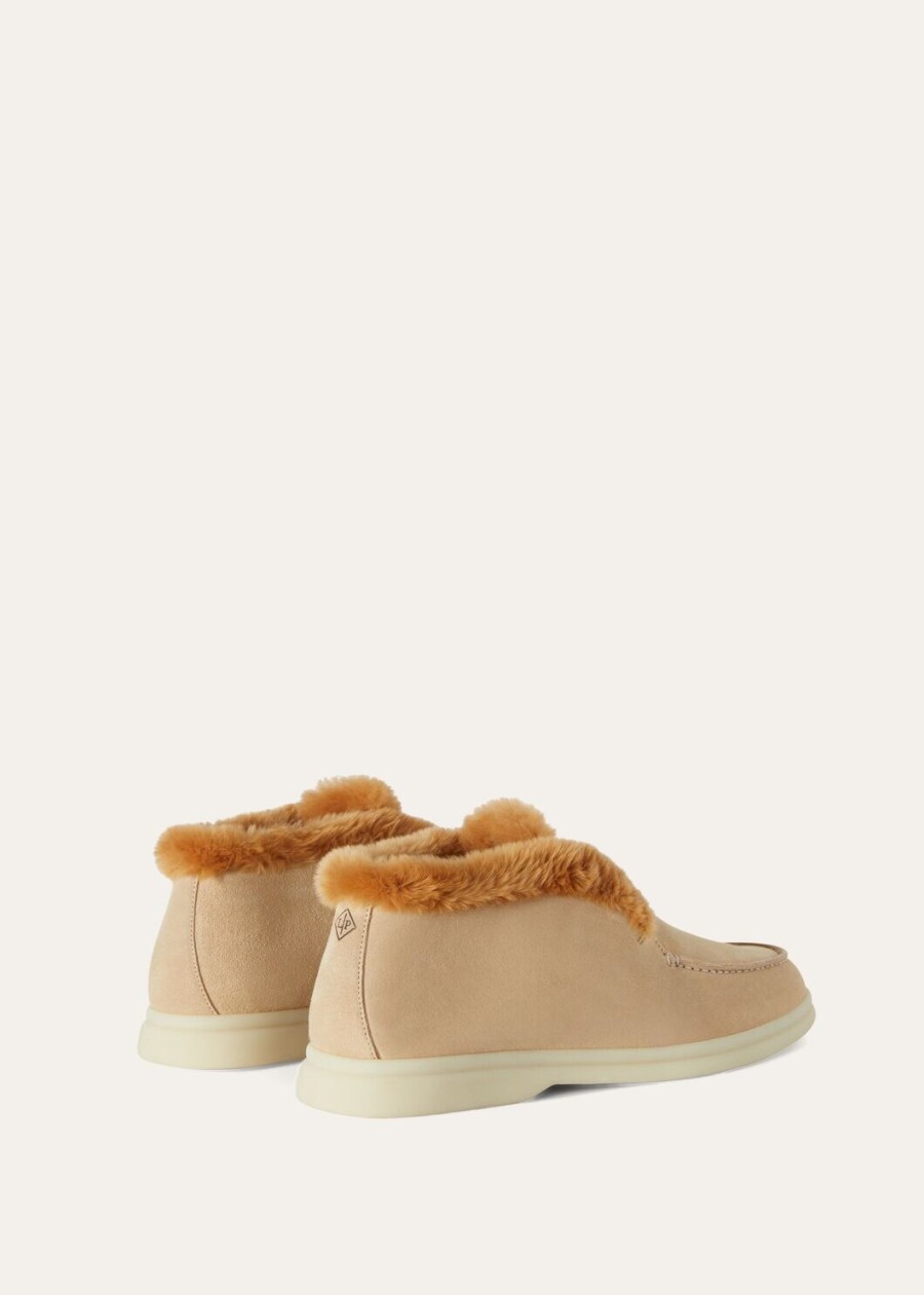windy dunes suede walk enkellaarsjes met open neus
