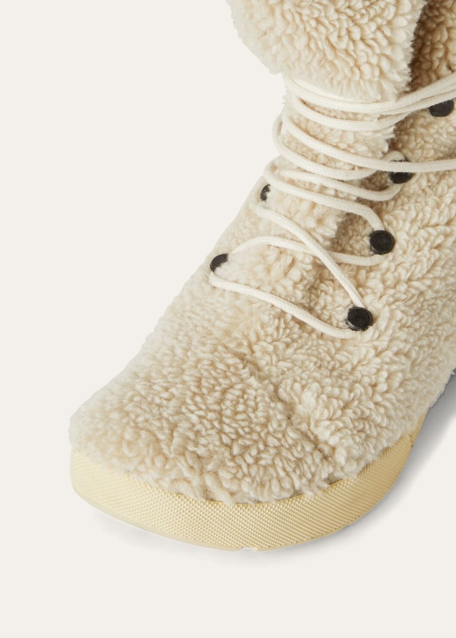 trace silk cashmere white amchoor hiking boots