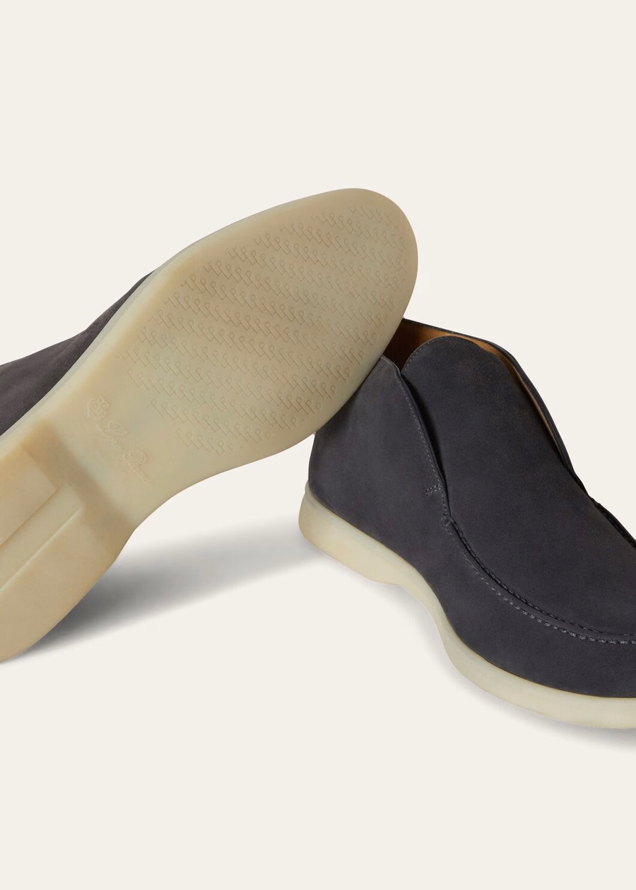 Open Walk Suede Ink Enkelboots