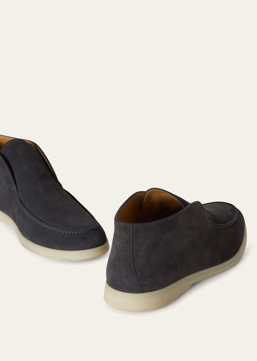 Open Walk Suede Ink Enkelboots