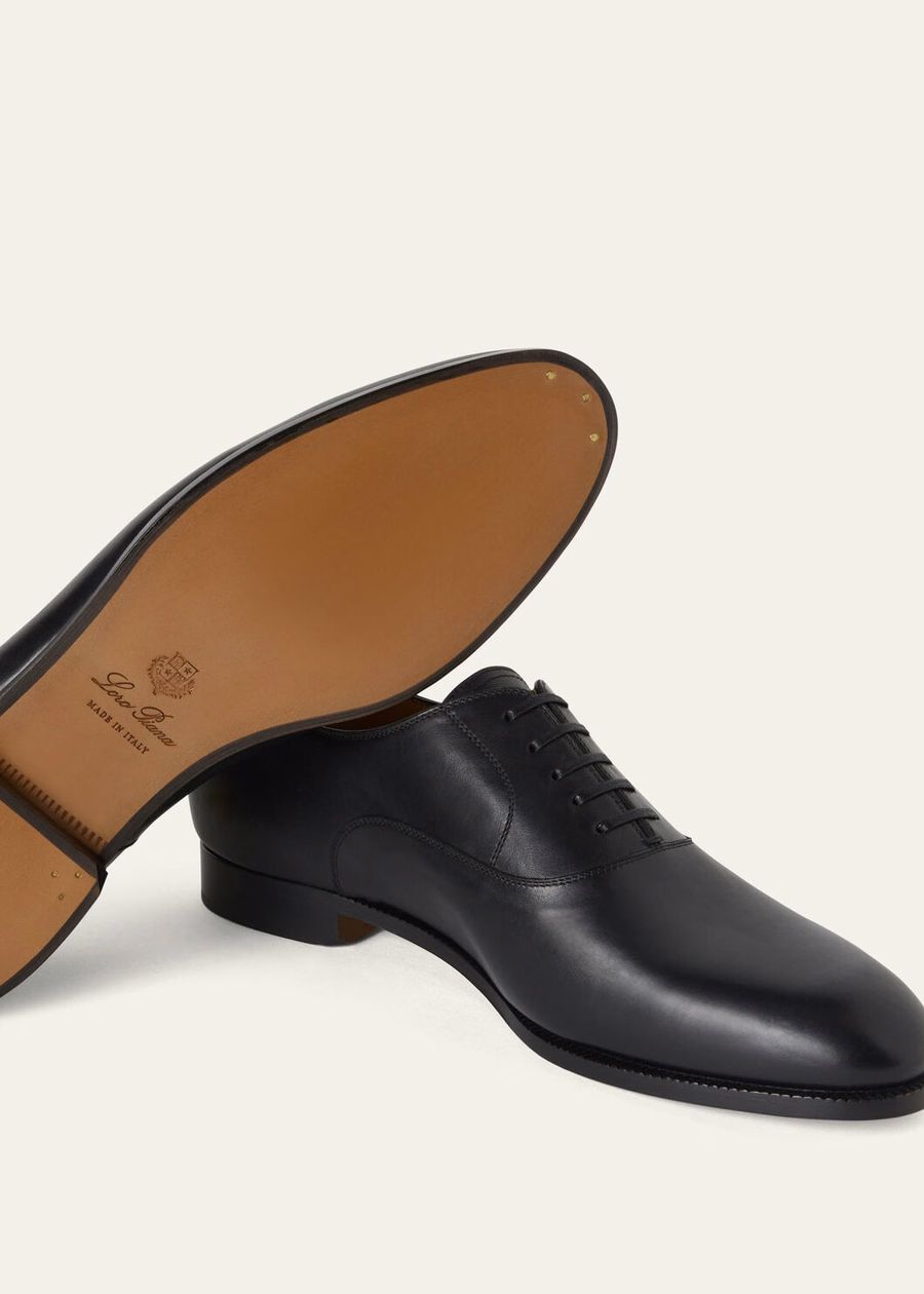 Sergio Walk Oxford zwart kalfsleer
