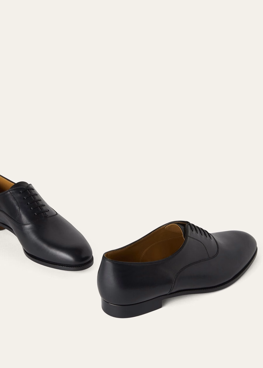 Sergio Walk Oxford zwart kalfsleer