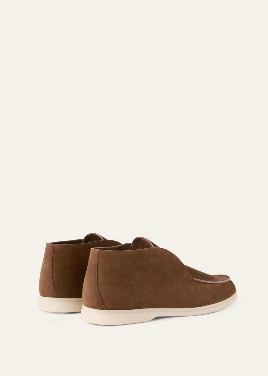 Open Walk Boot Suede Fir Cone