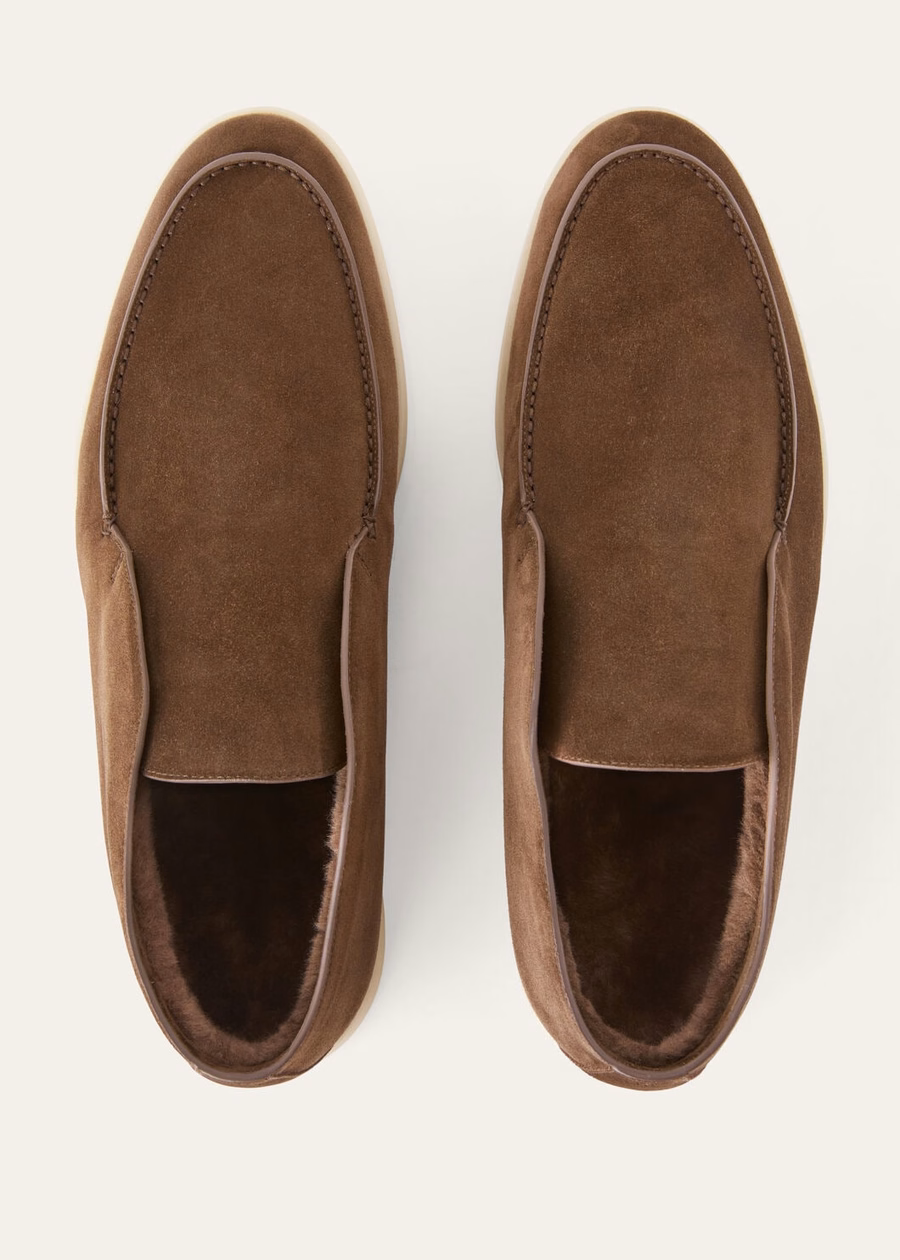 Open Walk Boot Suede Fir Cone