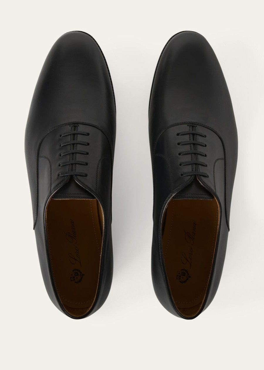 sergio walk oxford zwart kalfsleer