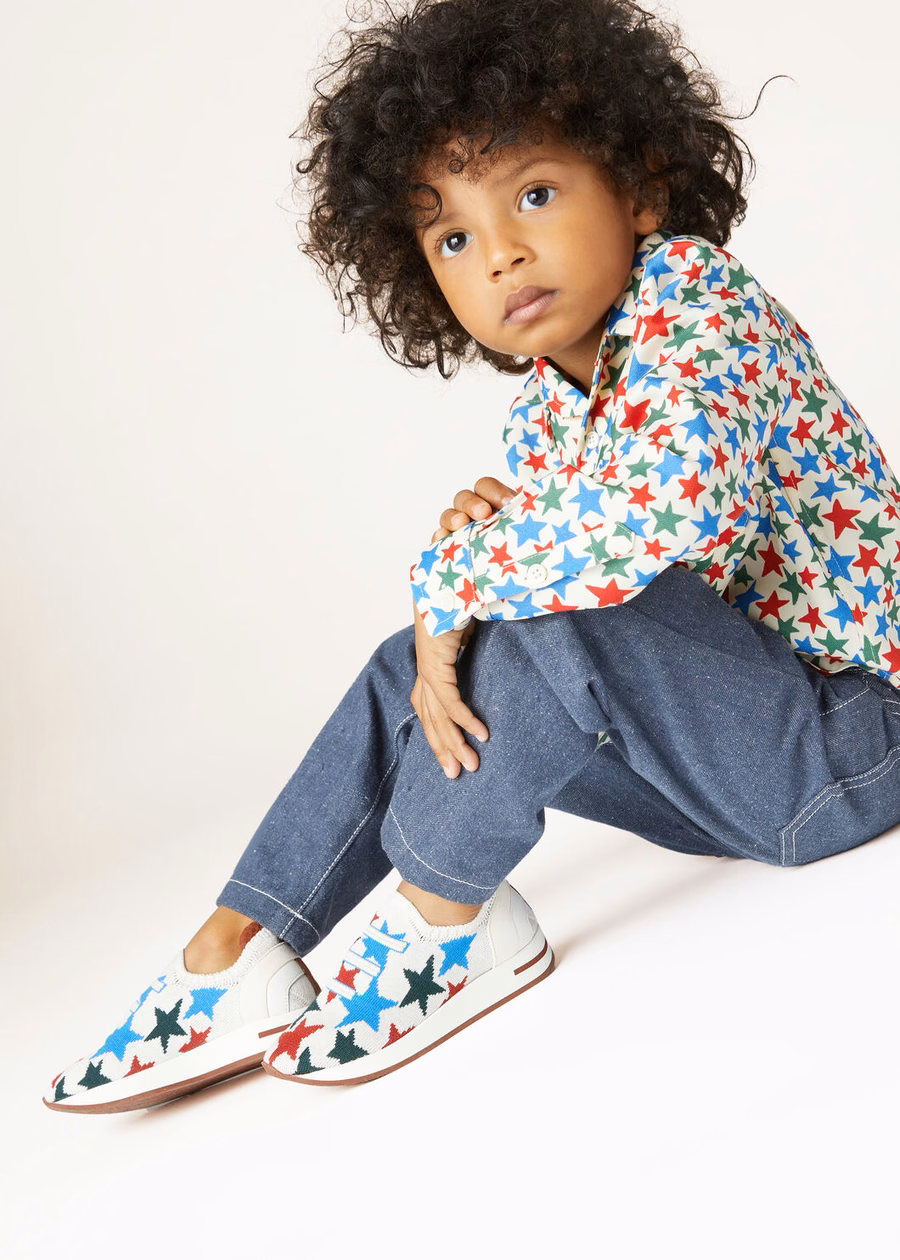 Joey Kids Broek Katoen Surge Blauw