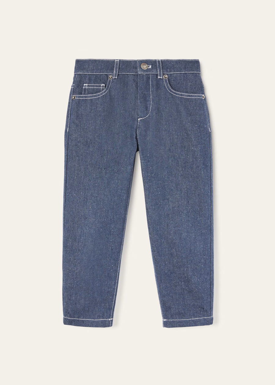 Joey Kids Broek Katoen Surge Blauw