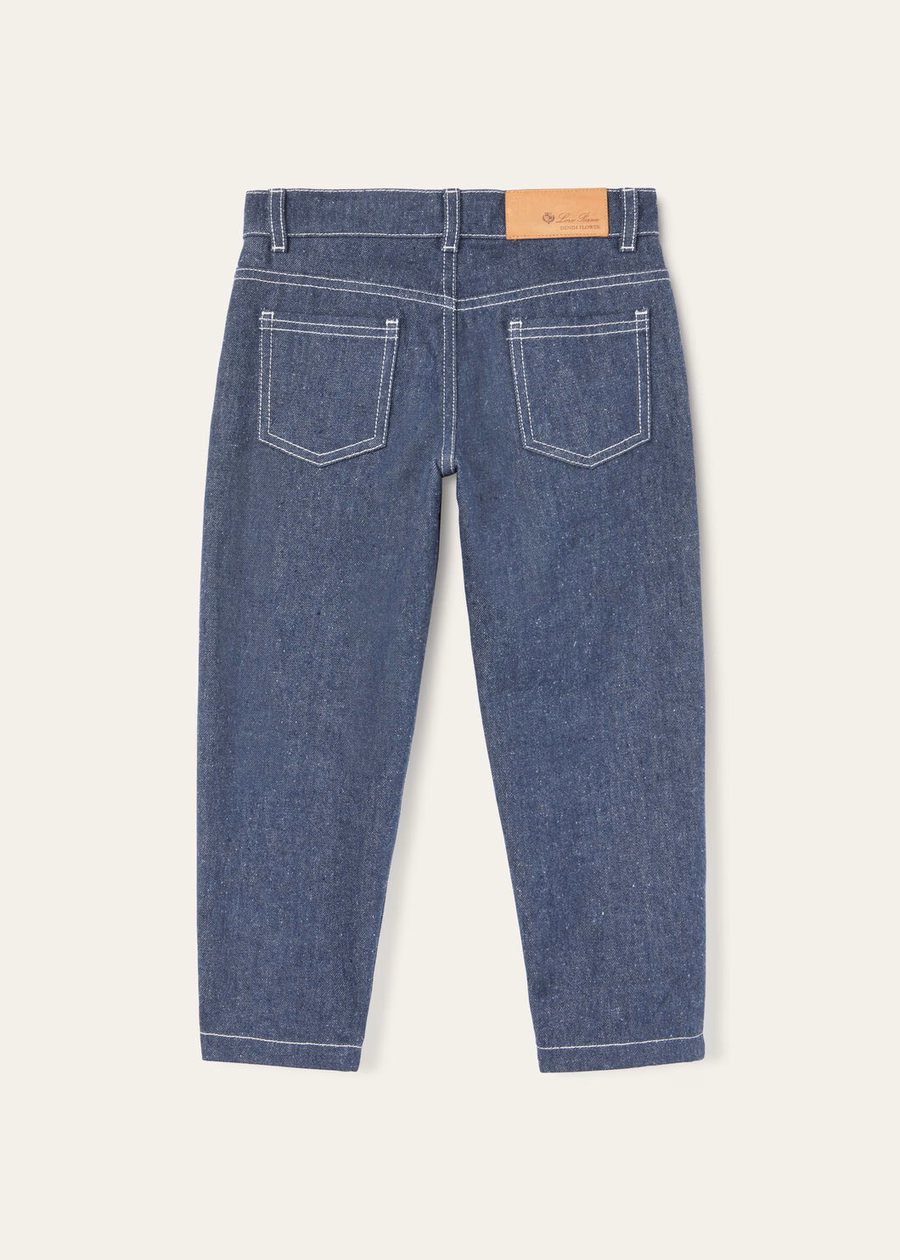 Joey Kids Broek Katoen Surge Blauw