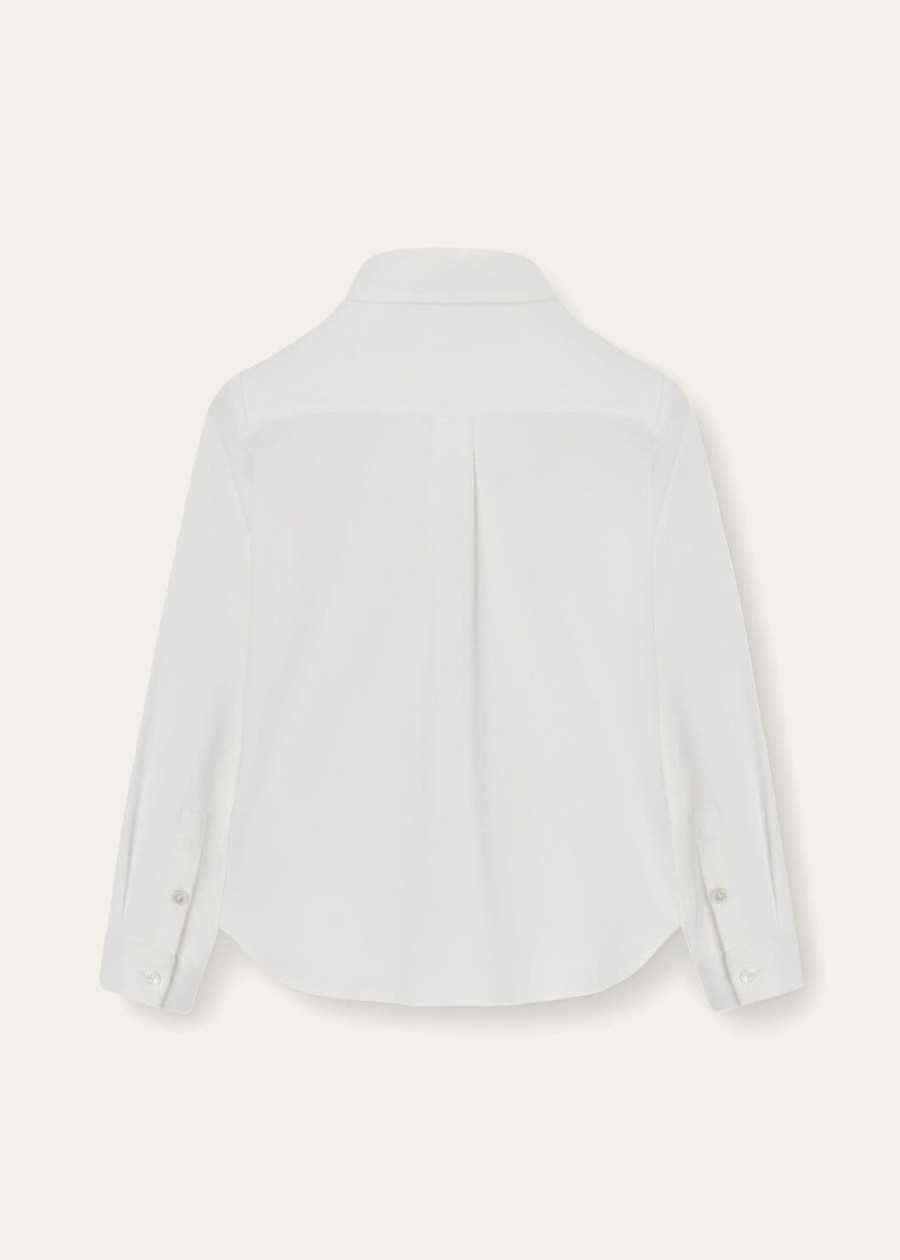 prachtig wit katoenen shirt
