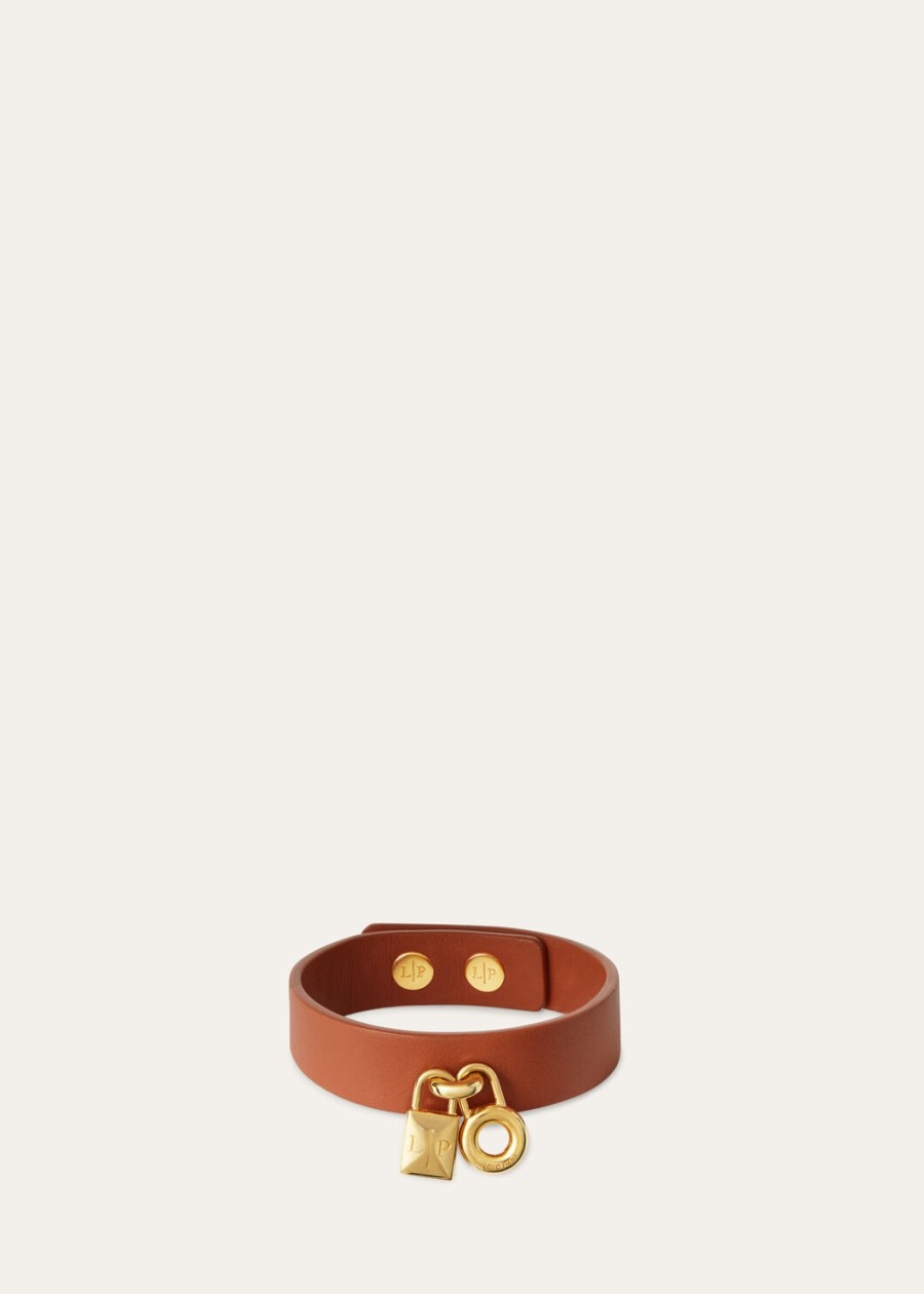 extra armband van kalfsleer met koi-vismotief