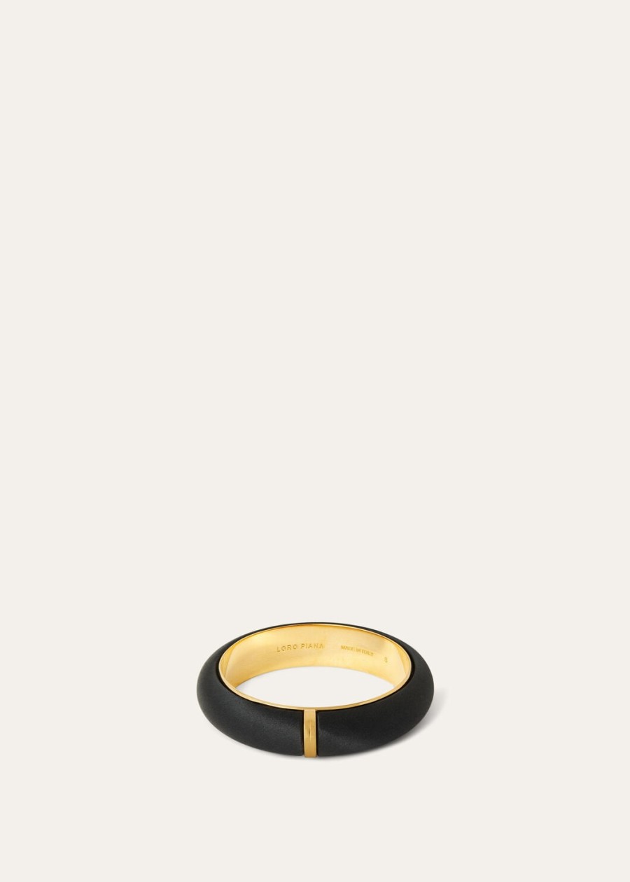 duo armband van zwart messing met gouden zon-sieraden