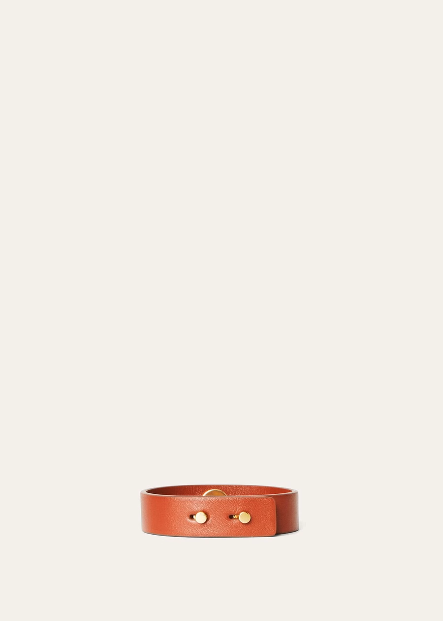 Diepe Kummel Extra Kalfslederen Armband