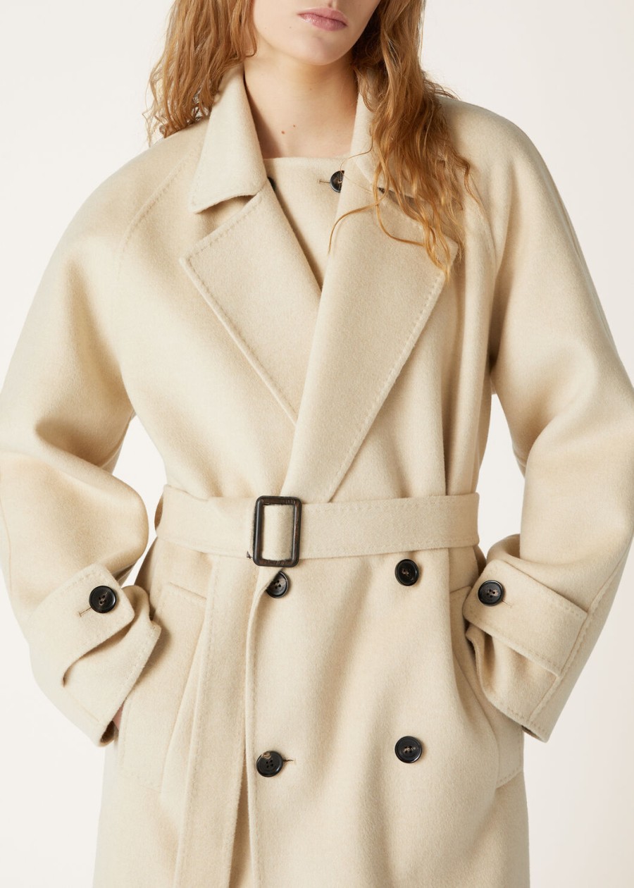 foster coat baby cashmere crème cashmere melange
