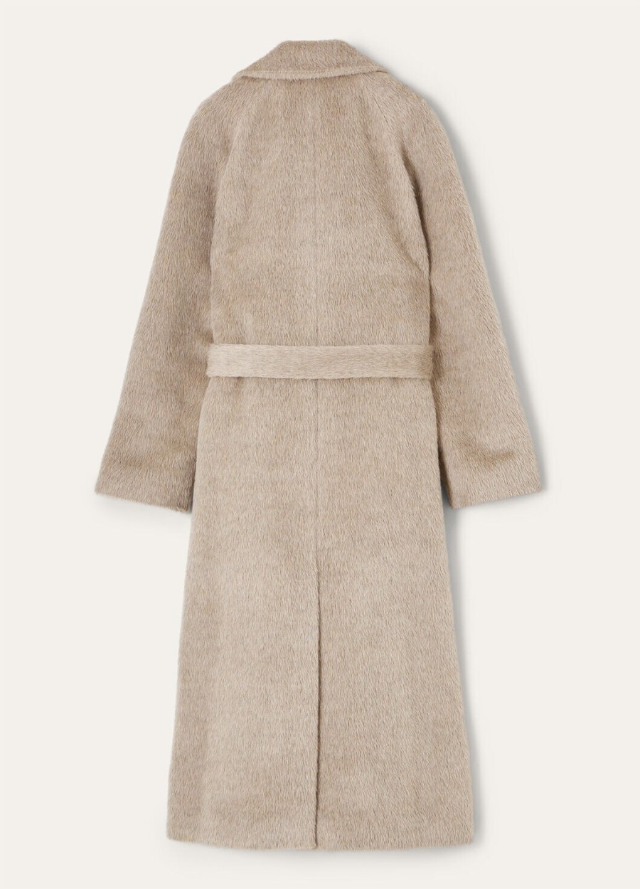 foster coat alpaca wol lotus pod